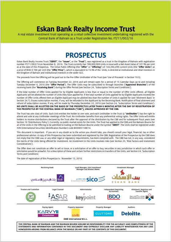 EBRIT Prospectus